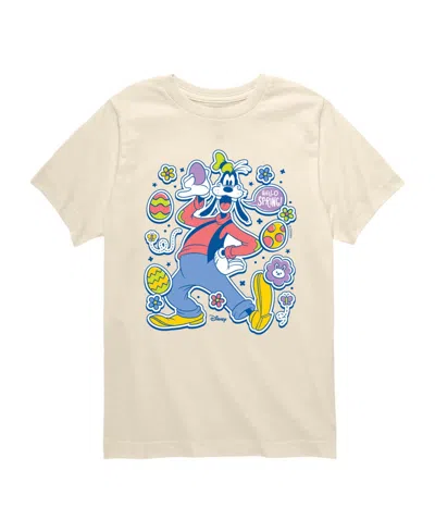 Disney Babies' Boys' Toddler 2t-5t Easter Stickers Short-sleeve Graphic T-shirt In Neutral