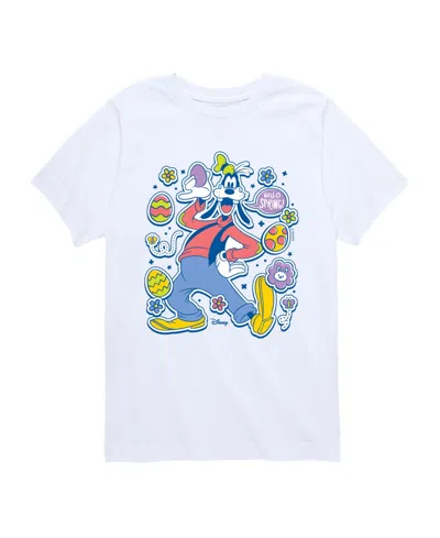 Disney Babies' Boys' Toddler 2t-5t Easter Stickers Short-sleeve Graphic T-shirt In White