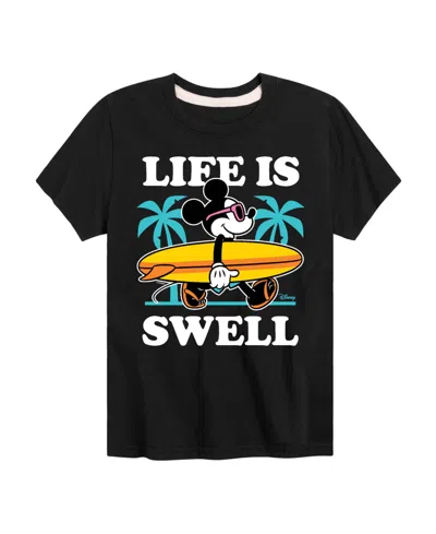 Disney Babies' Boys' Toddler 2t-5t Graphic Short-sleeve T-shirt In Black