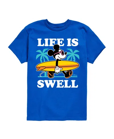 Disney Babies' Boys' Toddler 2t-5t Graphic Short-sleeve T-shirt In Blue