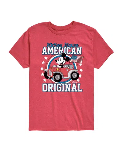 Disney Babies' Boys' Toddler 2t-5t Mickey American Original Short-sleeve Graphic T-shirt In Pink