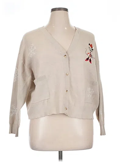 Pre-owned Disney Cardigan Sweater In Brown