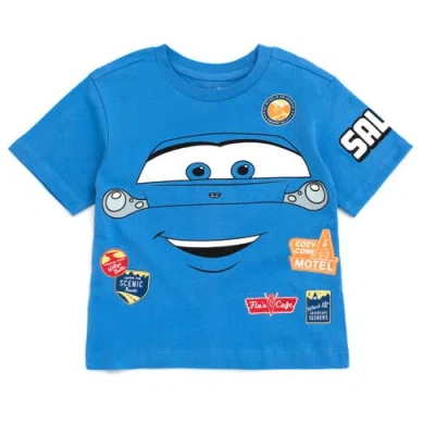 Disney Kids'  Cars Cosplay Short Sleeve T-shirt In Blue