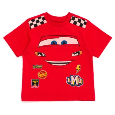 Disney Kids'  Cars Cosplay Short Sleeve T-shirt In Red