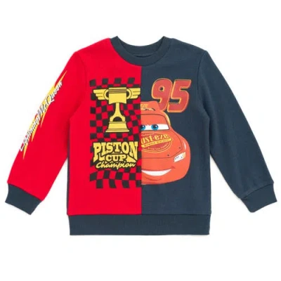 Disney Kids'  Cars Lightning Mcqueen Fleece Sweatshirt In Multi