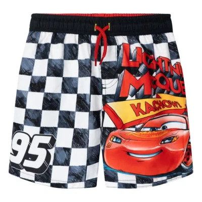 Disney Babies'  Cars Lightning Mcqueen Swimwear Swim Trunks In Multi