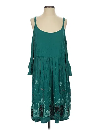 Pre-owned Disney Casual Dress In Teal