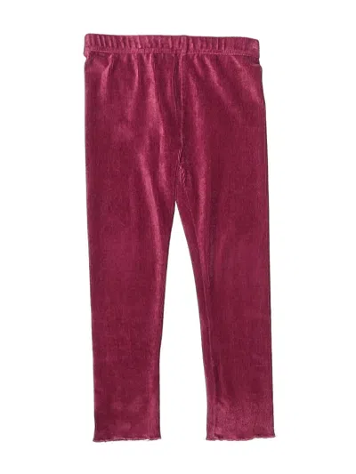 Pre-owned Disney Kids' Casual Pants In Burgundy