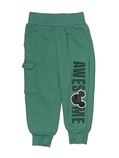Pre-owned Disney Kids' Casual Pants In Green