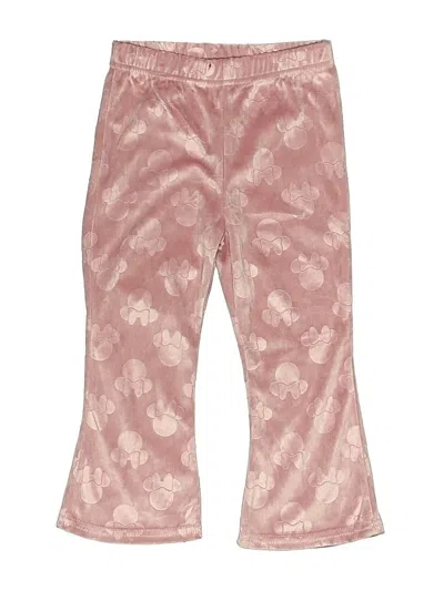 Pre-owned Disney Kids' Casual Pants In Pink