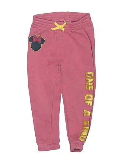 Pre-owned Disney Kids' Casual Pants In Pink