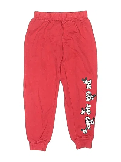Pre-owned Disney Kids' Casual Pants In Red