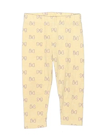 Pre-owned Disney Babies' Casual Pants In Yellow