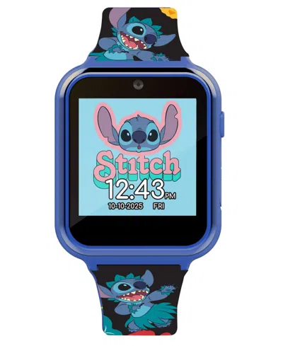 Disney Children's Lilo And Stitch Blue Silicone Smart Watch 38mm