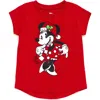 Disney Christmas T-shirt In Red