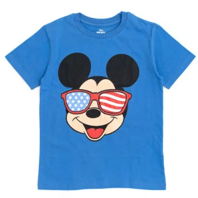 Disney Kids'  Christmas T-shirt In Blue