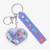 Disney Classics Aloha Lilo & Stitch Key Chain In Purple