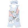 Disney Babies'  Classics Toddler Girls' 2-piece Sleeveless Romper And Headband Set In Blue