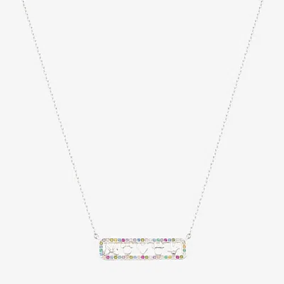 Disney Classics Womens 16 Inch Cable Chain Necklace In Silver