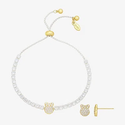 Disney Classics Womens Cubic Zirconia Winnie The Pooh 3-pc. Jewelry Set In Multiple Colors