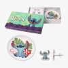Disney Classics Womens Pure Silver Over Brass Lilo & Stitch 2-pc. Jewelry Set In Transparent