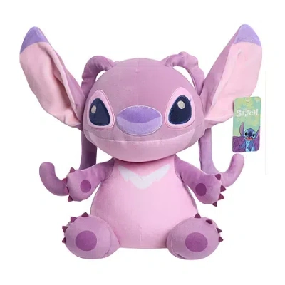 Disney Collection Angel Weighted Plush Lilo & Stitch Stuffed Animal In Transparent