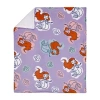 Disney Collection Ariel The Little Mermaid Baby Blanket In Purple