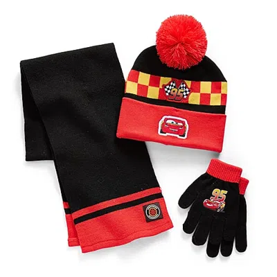 Disney Collection Big Kid Boys 3-pc. Cars Cold Weather Set In Black
