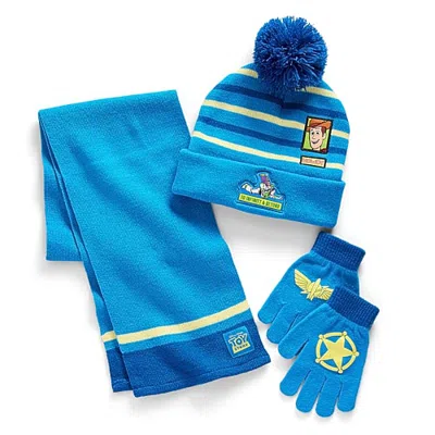 Disney Collection Big Kid Boys 3-pc. Toy Story Cold Weather Set In Blue