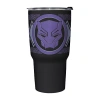 Disney Collection Black Panther Wakanda Forever Logo 27 oz Stainless Steel Travel Mug In Black