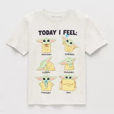 Disney Kids' Collection Boys Round Neck Short Sleeve Spiderman T-shirt In White
