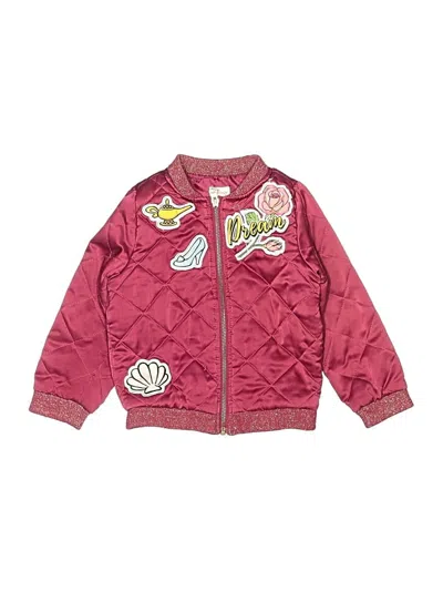 Pre-owned Disney Collection By Tutu Couture Kids' Jacket In Burgundy