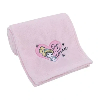 Disney Collection Cinderella Baby Blanket In Pink