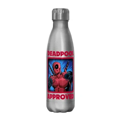 Disney Collection Deadpool Approved 17 oz Stainless Steel Bottle In Silver