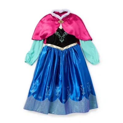 Disney Kids' Collection Frozen Anna Girls Dress Up Costume In Multi