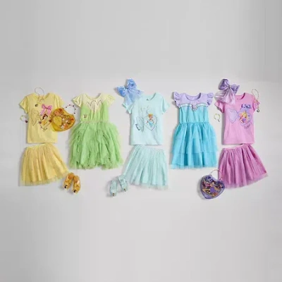 Disney Kids' Collection Girls Belle Mary Jane Shoes In Yellow