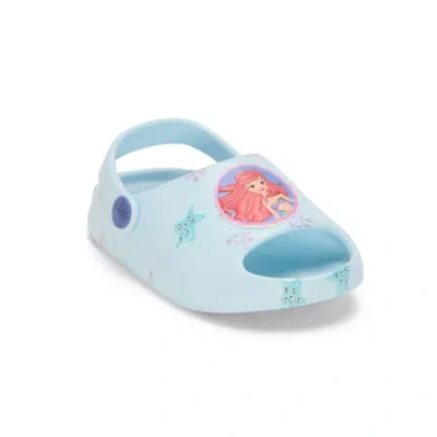 Disney Kids' Collection Girls Princess Slide Sandals In Blue