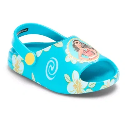 Disney Kids' Collection Girls Princess Slide Sandals In Blue