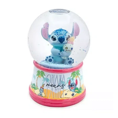 Disney Collection Lilo & Stitch 6 Inch Snow Globe In Multi