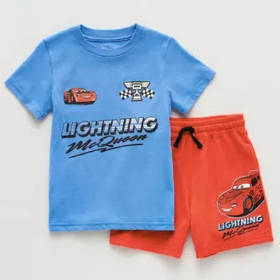 Disney Collection Little & Big Kid Boys Cars 2-pc. Short Set In Multi