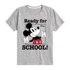 Disney Collection Little & Big Kid Boys Crew Neck Short Sleeve Mickey Mouse Graphic T-shirt In Multi