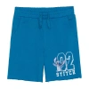 Disney Collection Little & Big Kid Boys Lilo & Stitch Pull-on Short In Blue