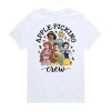 Disney Collection Little & Big Kid Girls Crew Neck Short Sleeve Princess Graphic T-shirt In White