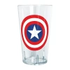 Disney Collection Marvel Captain America Classic 24 oz Tritan Cup 4pc Set In Transparent