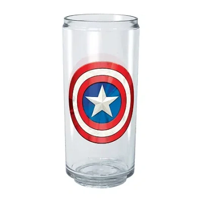 Disney Collection Marvel Captain America Shinyshield 16 oz Tritan Cup 2pc Set In Multi