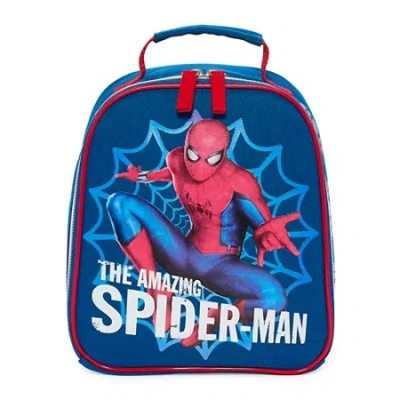Disney Collection Marvel Spiderman Lunch Bag In Transparent