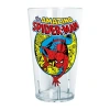 Disney Collection Marvel Spiderman Urban Hero 24 oz Tritan Cup 4pc Set In Transparent