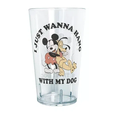 Disney Collection Mickey Dog Fill Lover 24 oz Tritan Cup 4pc Set In Transparent