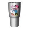 Disney Collection Mickey Just Girls 27 oz Stainless Steel Travel Mug In Silver