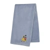 Disney Collection Mickey Mouse Baby Blanket In Blue